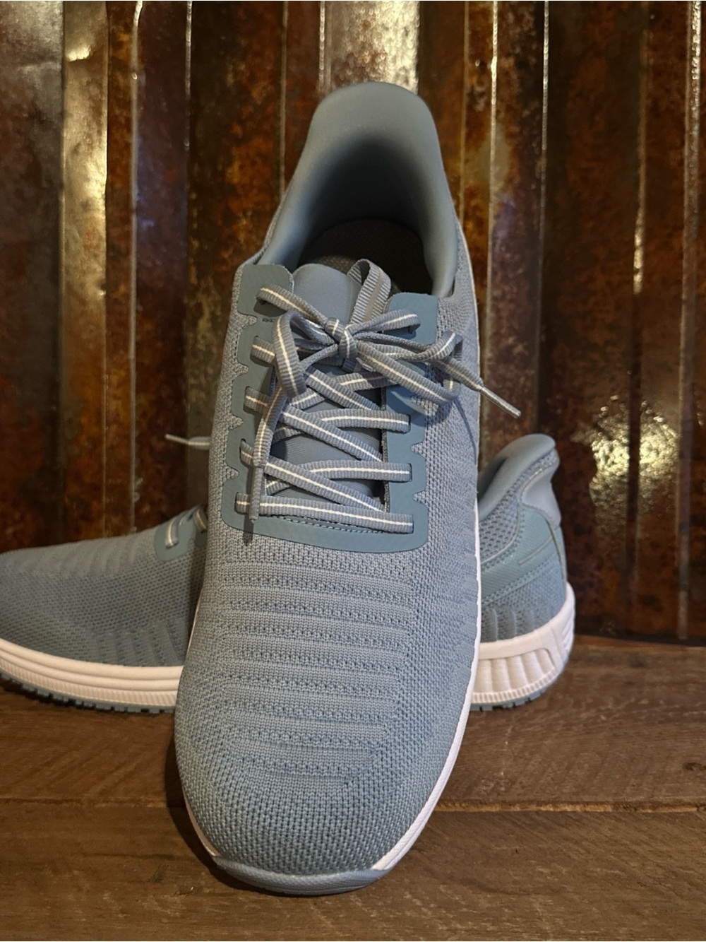 Orthofeet Light Blue Women's 12 X Wide 2EE Athletic Running Shoes